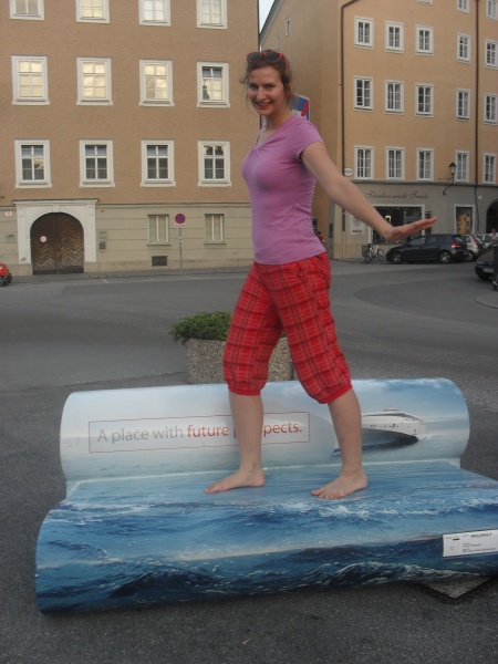 Surfovanie ZA MENEJ v meste :D (Salzburgu) 