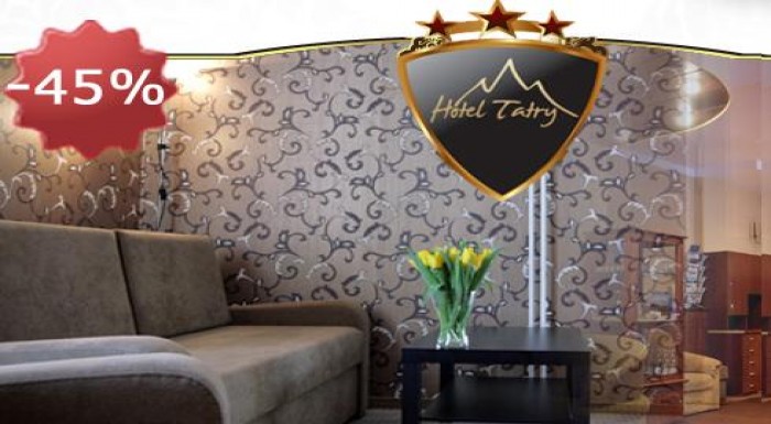 Skvelý 4-dňový pobyt pre dve osoby v Hoteli Tatry*