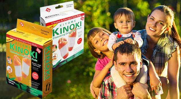 Detoxikačné náplaste KINOKI - očistite svoje telo od škodlivín