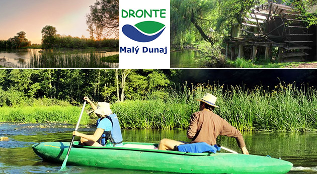 Splav Malého Dunaja na kanoe alebo katamaráne - na výber rôzne trasy