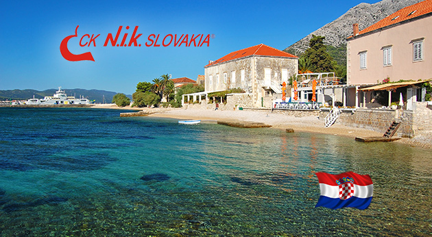 Letná 8-dňová dovolenka v chorvátskom stredisku Orebič s ubytovaním blízko mora