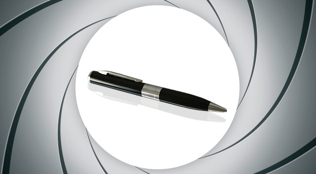 Multifunkčné a elegantné pero so záznamom zvuku a obrazu 