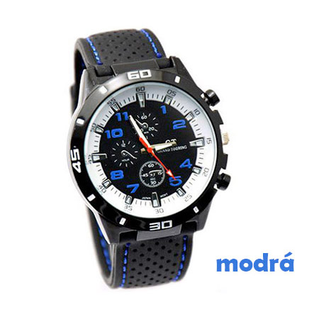 Pánske hodinky značky GT Grand Touring, farba modrá