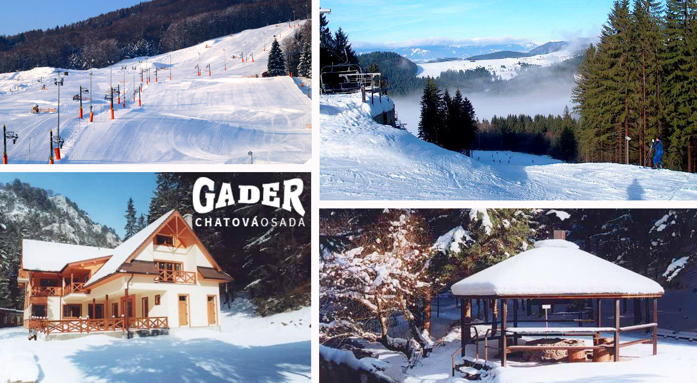 Načerpajte energiu v zimnej prírode Veľkej Fatry a ubytujte sa v Chatovej osade Gader!