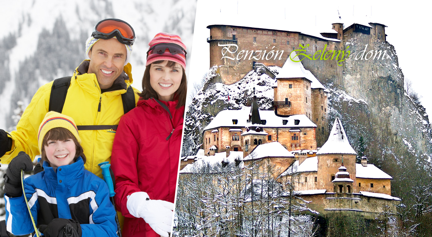 Zimná dovolenka v Penzióne Zelený dom na Orave pre dvoch na 3 až 5 dní neďaleko lyžiarskeho strediska Ski Vitanová