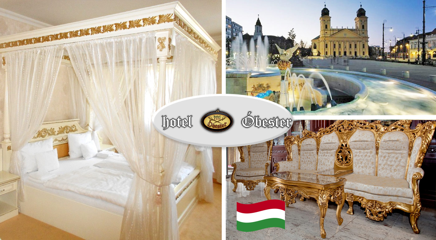 Vychutnajte si atmosféru historického Debrecína s neobmedzeným wellness a raňajkami v krásnom Hoteli Óbester****