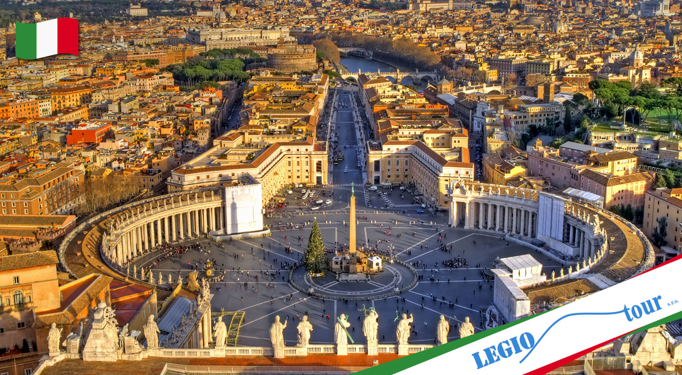5-dňový poznávací zájazd do historického Ríma a Vatikánu
