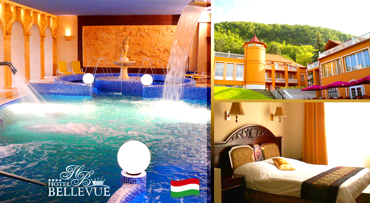 Kráľovský pobyt pre dvoch v najkrajšom riečnom údolí Maďarska v Hoteli Bellevue*** s neobmedzeným wellness