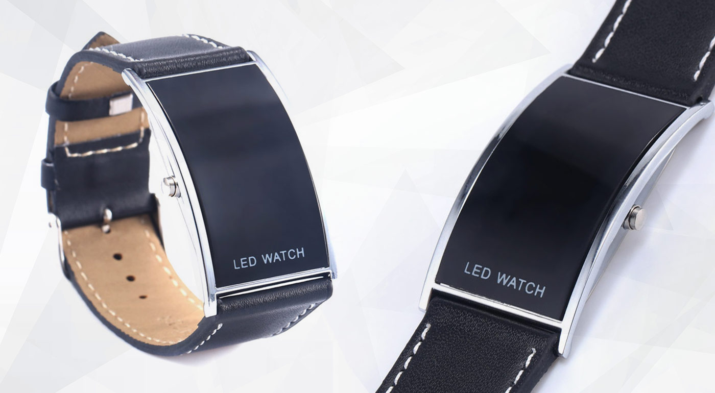 Digitálne LED hodinky na každú pánsku ruku