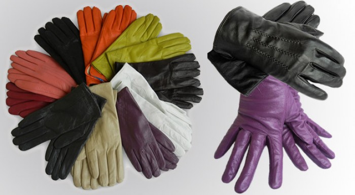 Elegantné kožené rukavice zateplené kožušinkou pre dámy aj pánov.