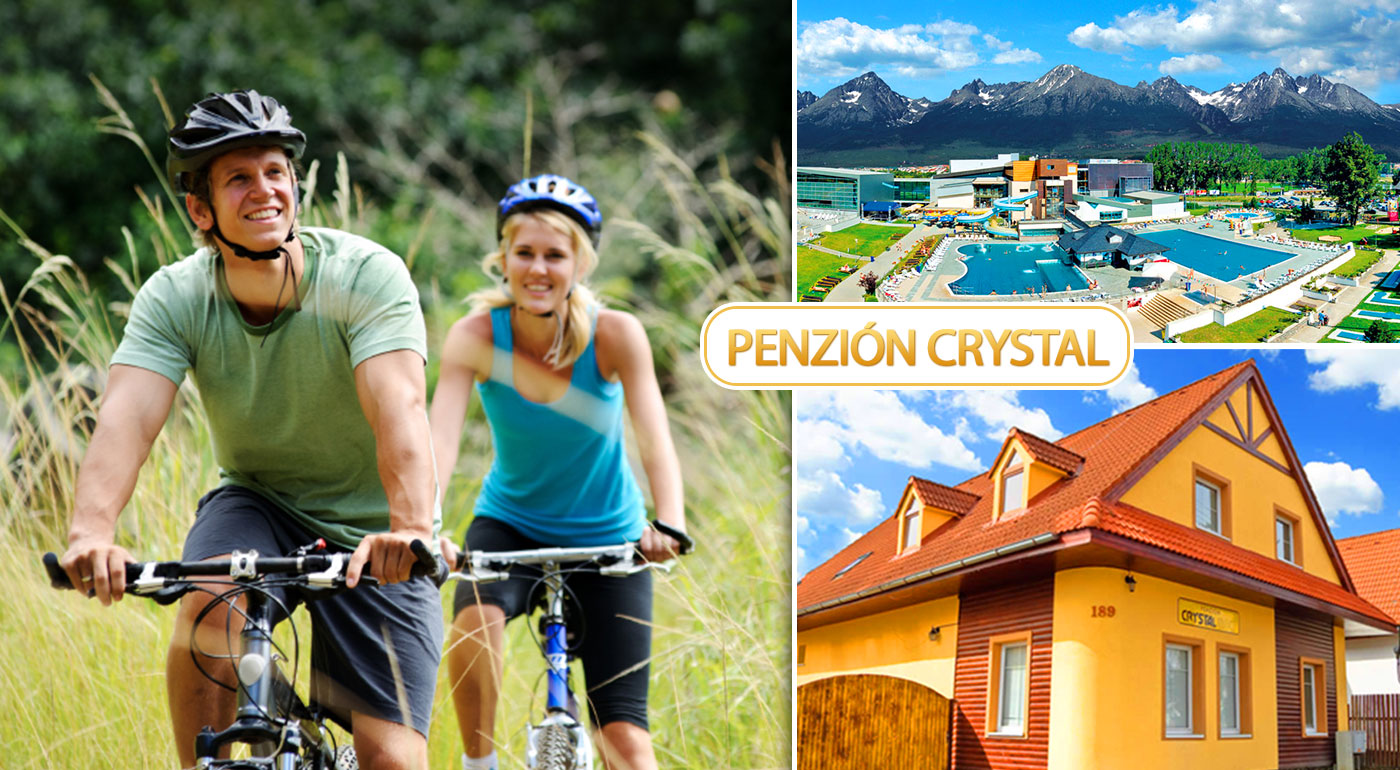 Penzión Crystal v Novej Lesnej - relax pre dvoch na 3 až 6 dní s požičaním bicyklov alebo lyží