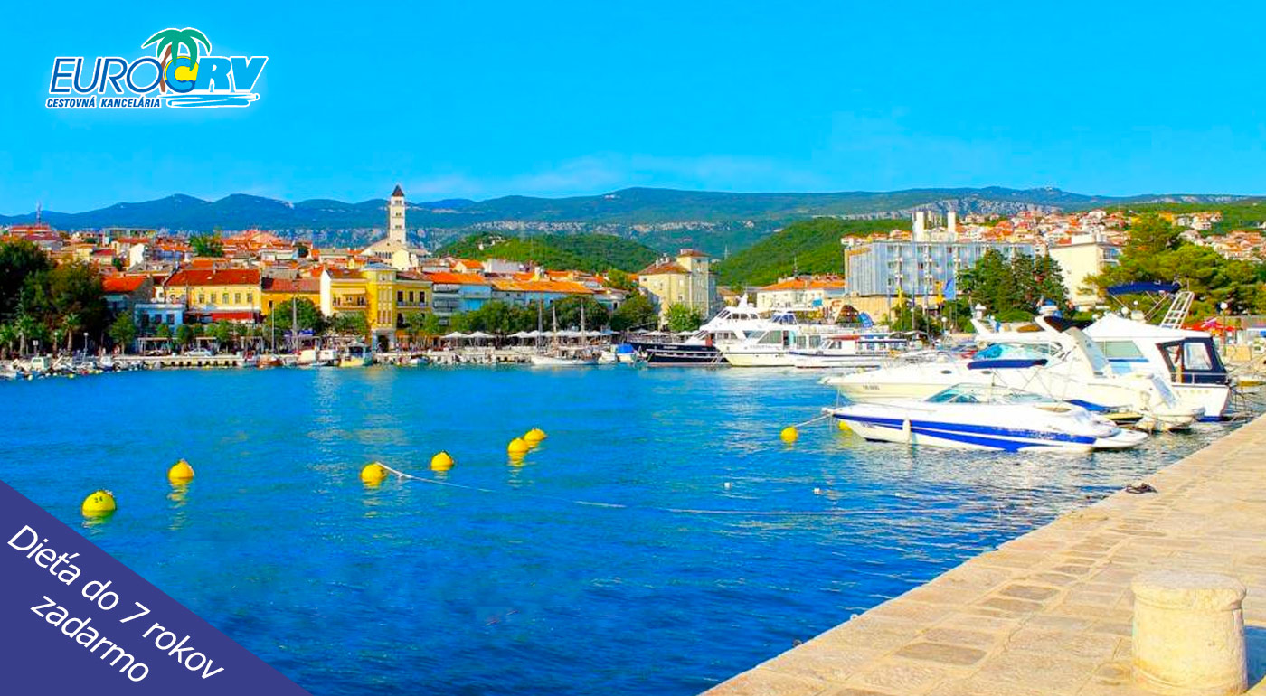 Perfektná dovolenka plná exotiky v chorvátskej Crikvenici v Hoteli Riviera**!