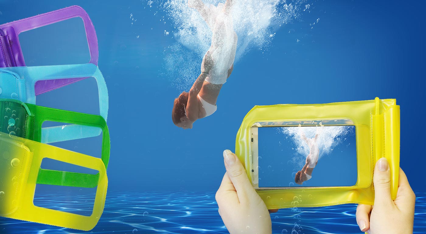 Potápajte sa bez obáv! Praktické vodotesné puzdro na mobil a cennosti