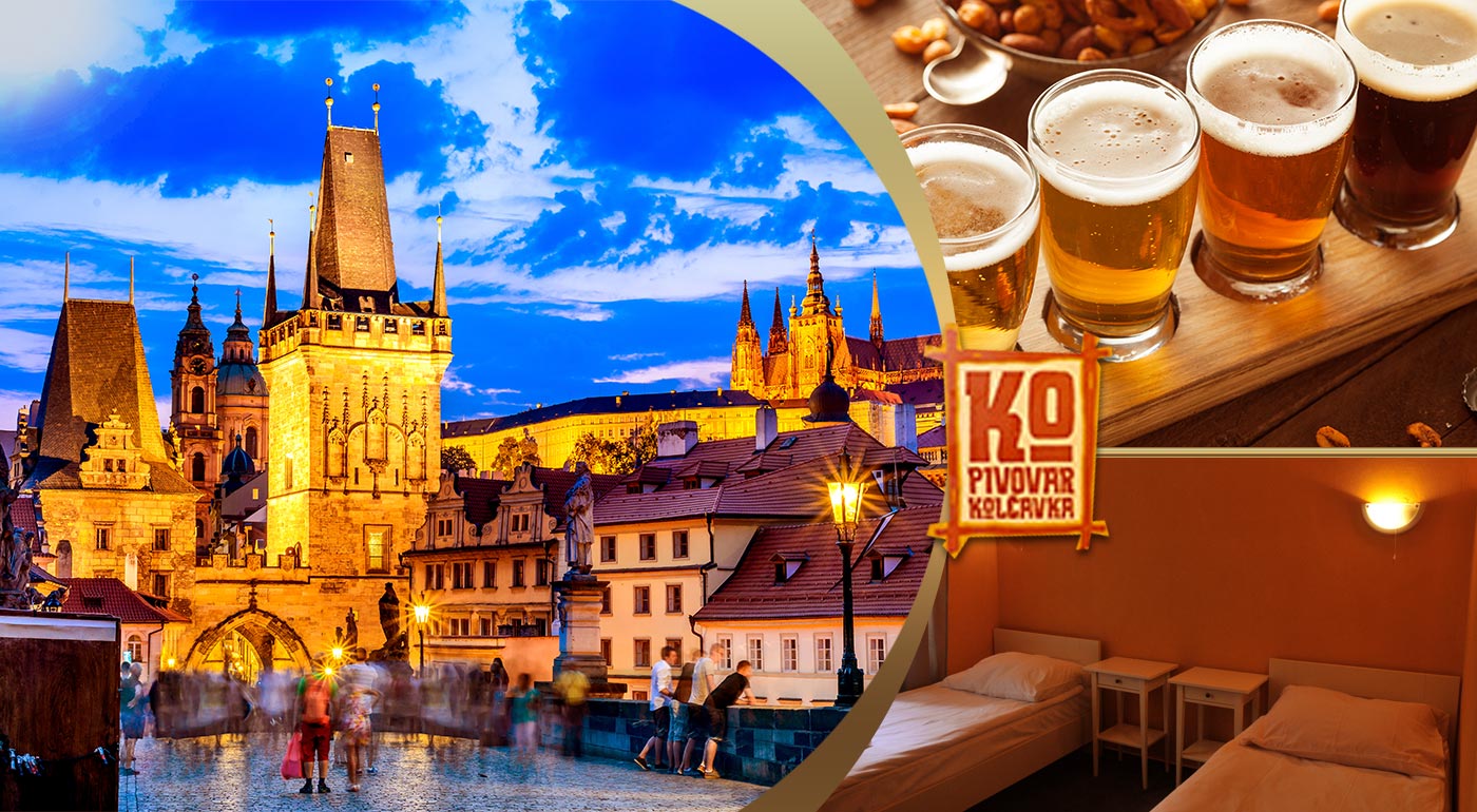 Objavte rôzne chute piva v minipivovare Kolčavka v Prahe.
