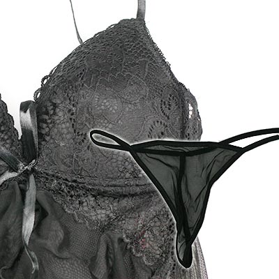 Dámske sexi spodné prádlo - čierne