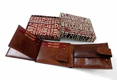 Pánska kožená peňaženka - hnedá farba