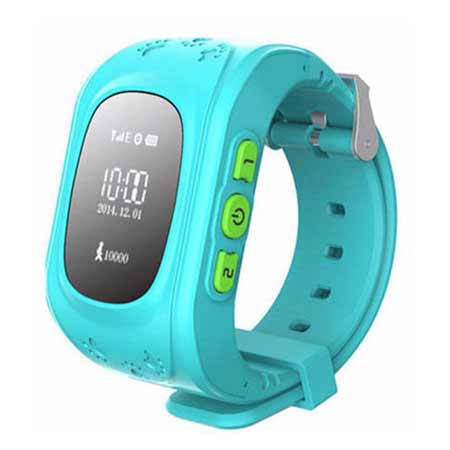 Detské hodinky s GPS lokalizáciou - farba modrá