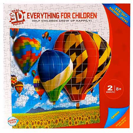 3D puzzle - balóny