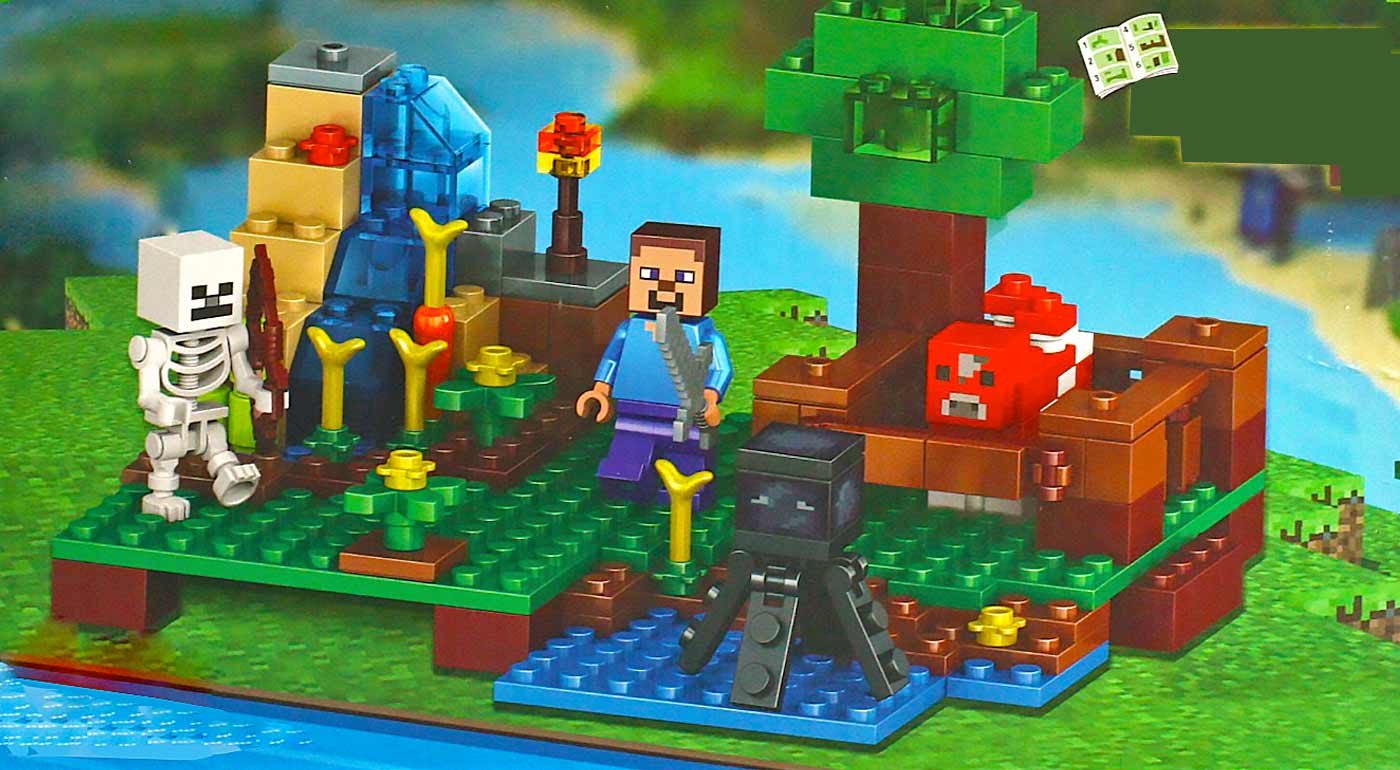 Stavebnice Minecraft, podľa slávnej hry kompatibilné s legom
