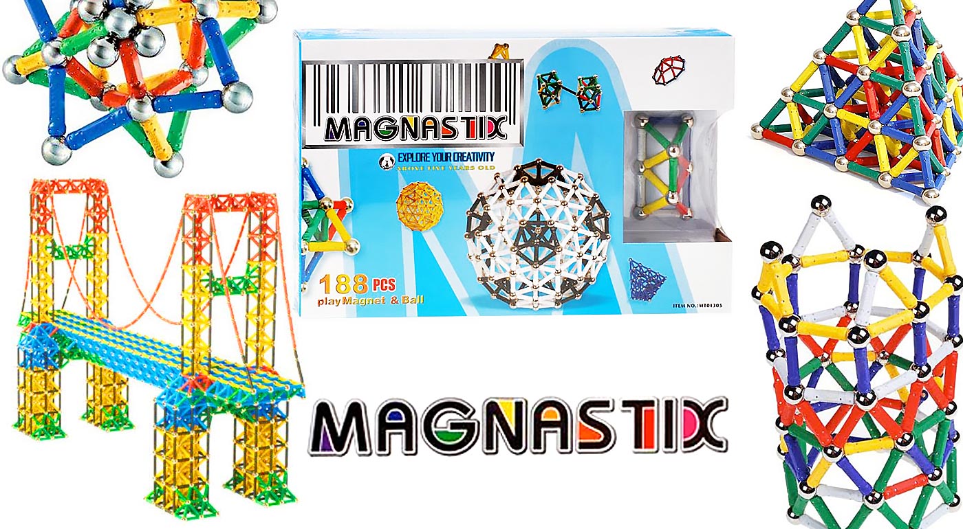 Kvalitná detská magnetická stavebnica Magnastix, nielen pre malých vedátorov