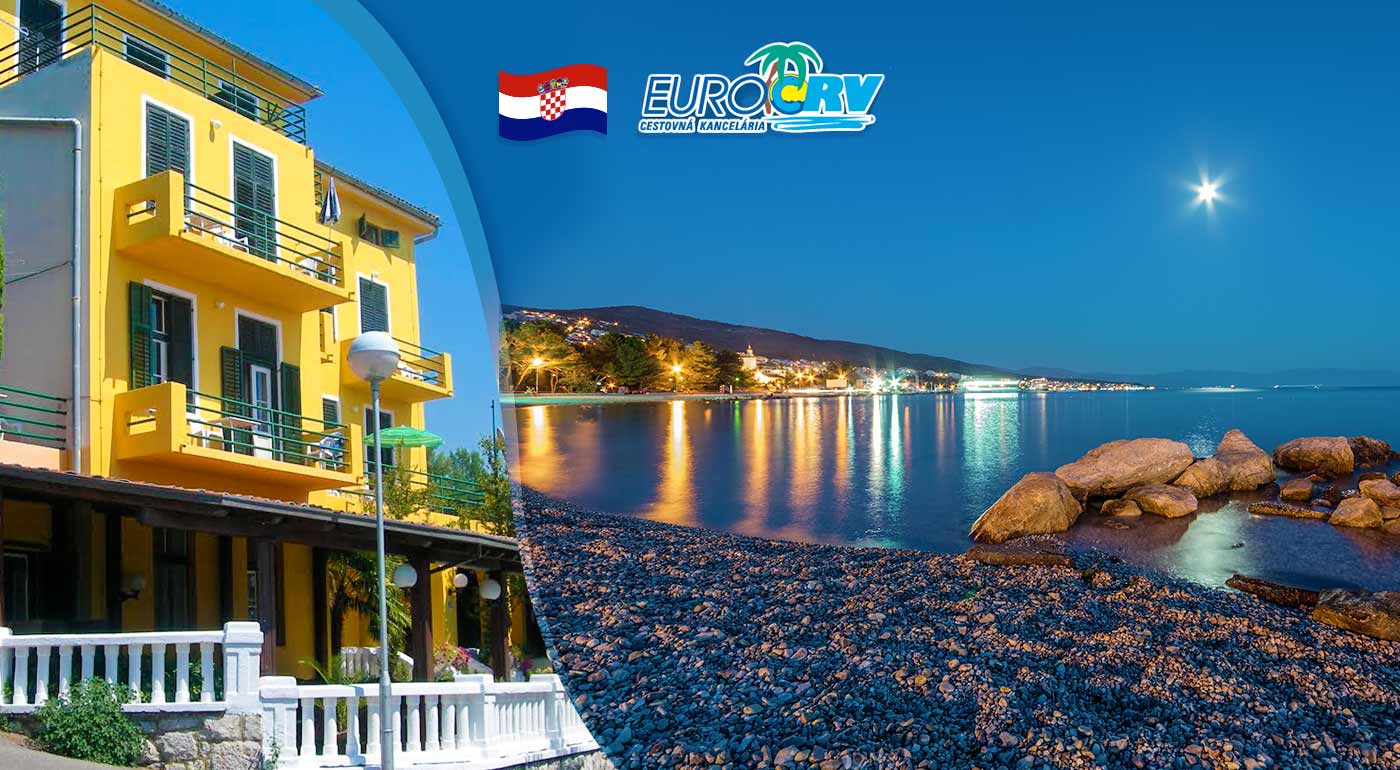 Navštívte Chorvátsko - 8 dní v Hoteli Riviera** v Crikvenici s polpenziou