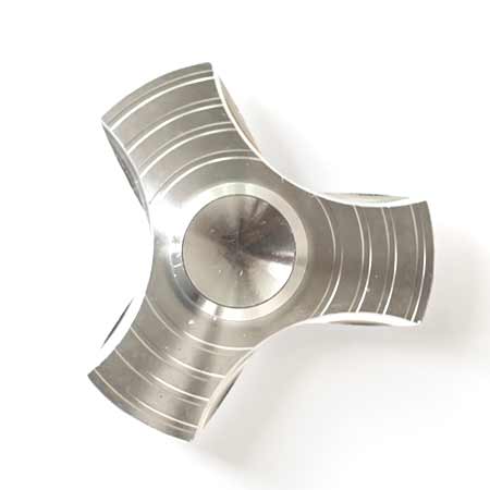 Fidget Spinner kovový B - farba strieborná
