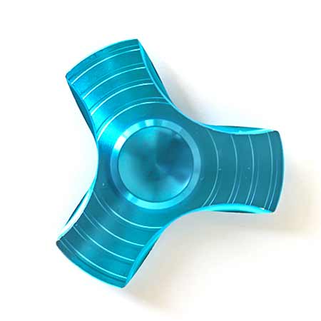 Fidget Spinner kovový B - farba modrá