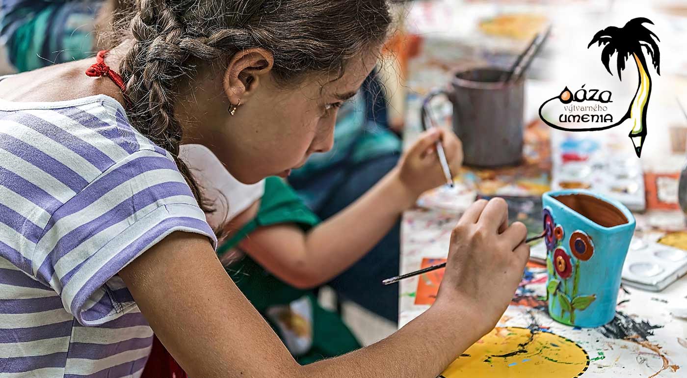 Letný denný tábor Farby leta v Bratislave pre všetky šikovné a kreatívne deti od 7 do 14 rokov