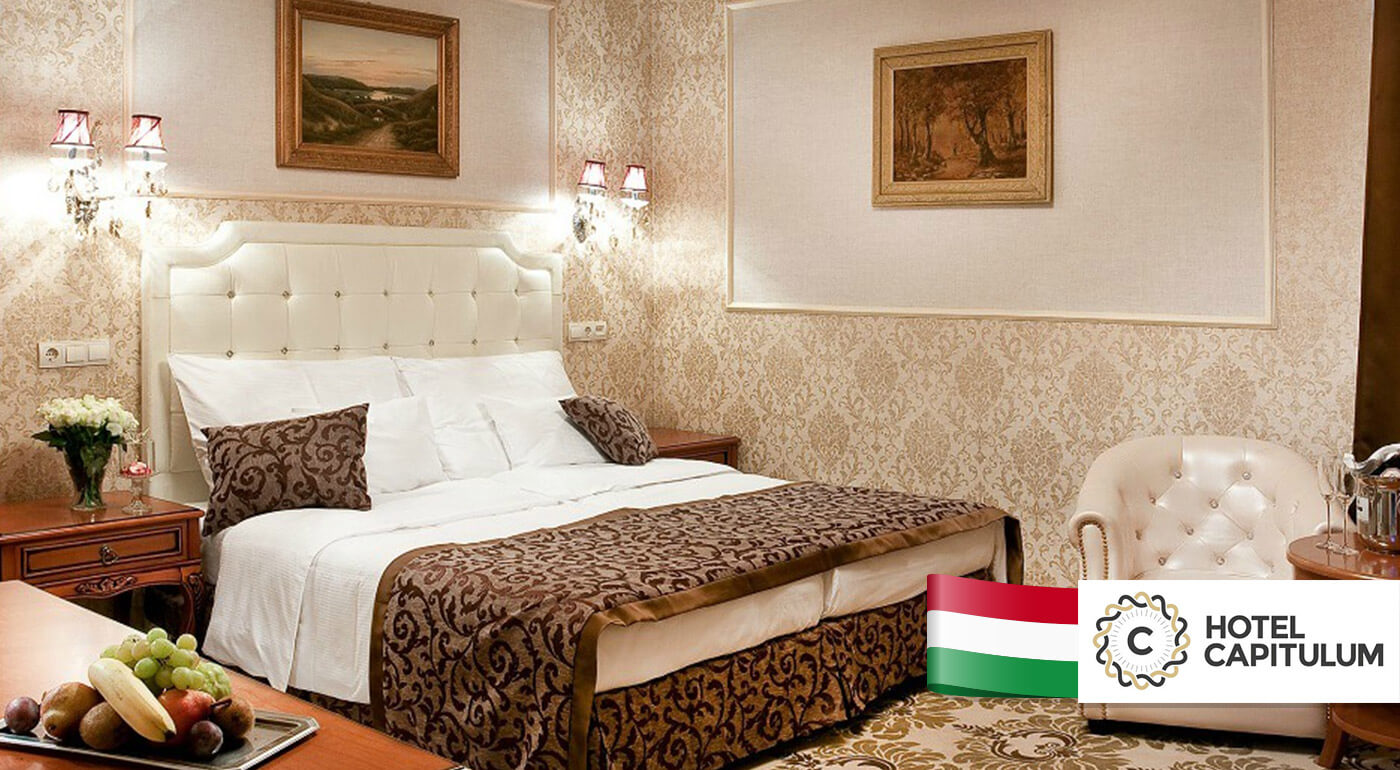 Maďarsko: Wellness rozmaznávanie pre dvoch na 3 dni v Hoteli Capitulum**** v centre Győru