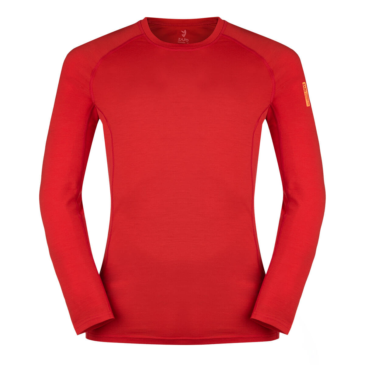 Pánske tričko Zajo Bjorn Merino Nylon T-shirt LS Racing Red - veľkosť S