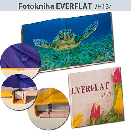 Fotokniha Everflat formát 30x30 cm - H13, 52 strán, tvrdá knižná väzba