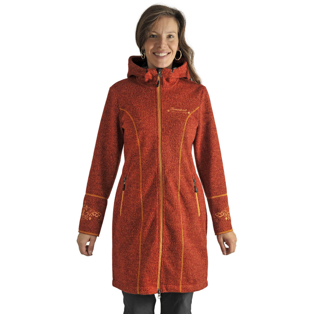 Benesport dámska bunda Pekelník - oranžová, veľkosť M