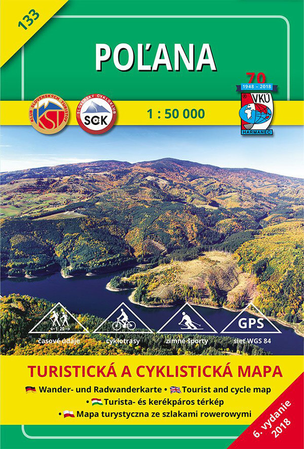 VKÚ Harmanec Turistická mapa Poľana 1:50 000 TM 133