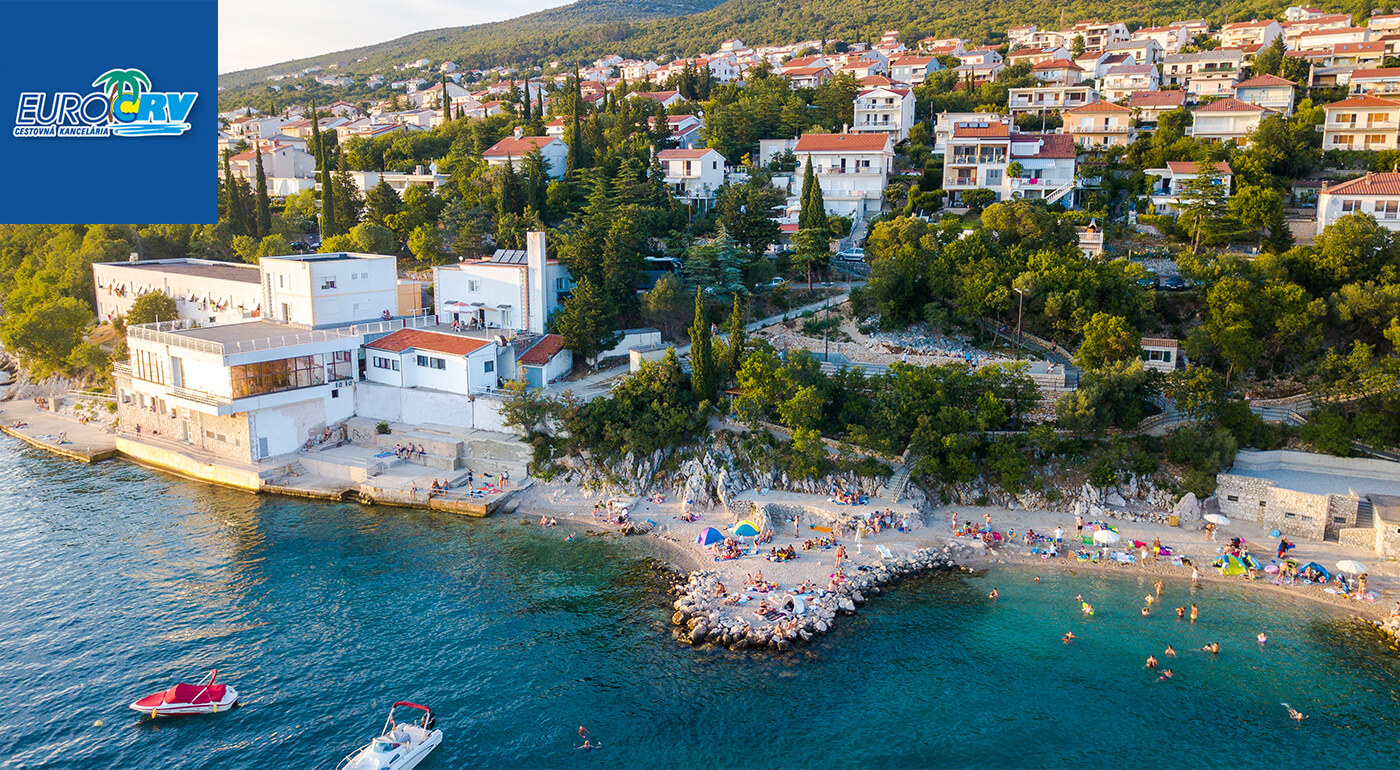 Chorvátsko: Letná dovolenka v Hoteli Dramalj** s polpenziou priamo pri pláži
