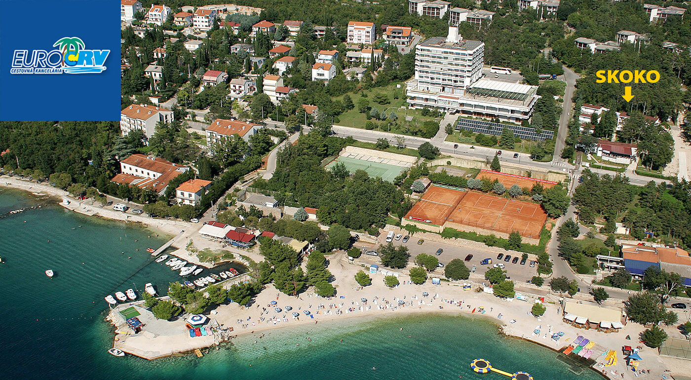 Chorvátsko: letná dovolenka vo Vile Skoko** v Crikvenici s polpenziou, autobusovou dopravou a polohou len 100 m od pláže
