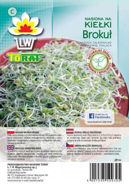 Toraf Brokolica 10 g Semienka na klíčenie
