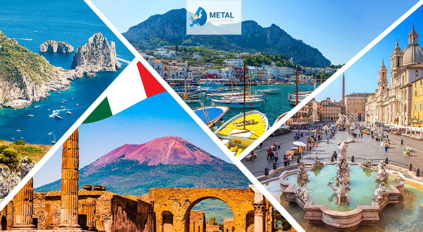 Taliansko: Putovanie po mestách Rím, Vatikán, Vezuv, Pompeje, Herculaneum, Capri a Neapol počas 5 dní
