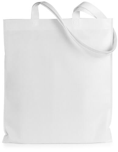 Eko taška z netkaného textilu rozmery 36x40 cm - biela