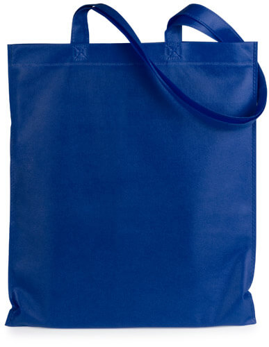 Eko taška z netkaného textilu rozmery 36x40 cm - modrá