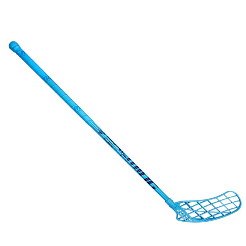 Florbalová hokejka Salming Campus Aero 32 modrá - ľavá (dĺžka palice 96 cm)