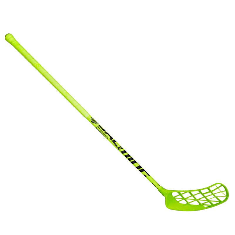 Florbalová hokejka Salming Campus Xplode 30 zelená - ľavá (dĺžka palice 96 cm)