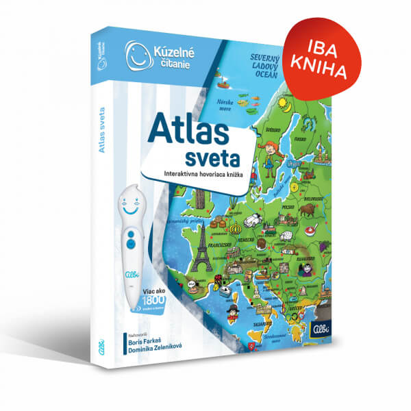 ALBI Kúzelné čítanie: kniha Atlas sveta