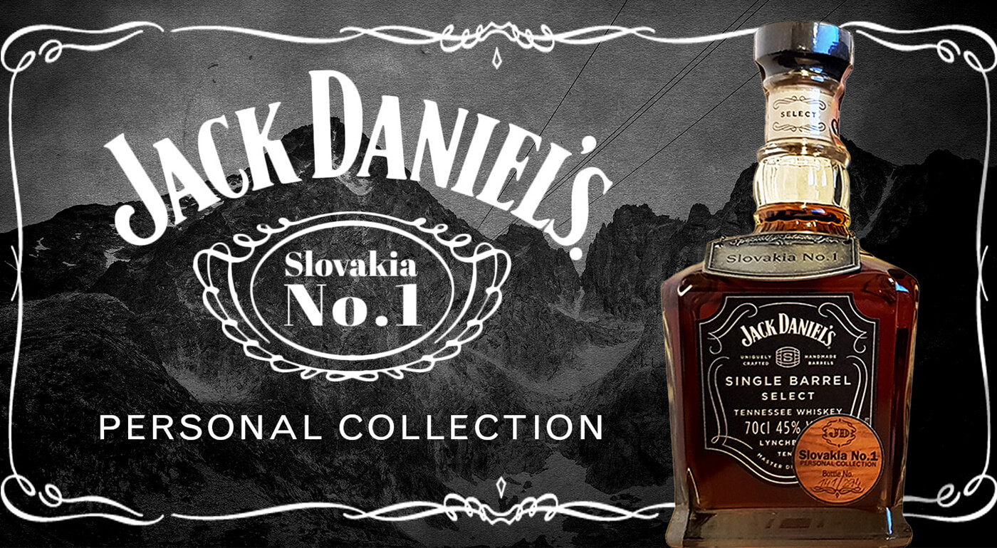 Exkluzívna limitovaná edícia Jack Daniel’s Slovakia No.1 - Single Barrel Personal Collection