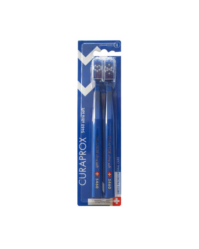 Zubné kefky Curaprox - Folklórna edícia modrá (5460 ultra soft - 2 ks v balení)