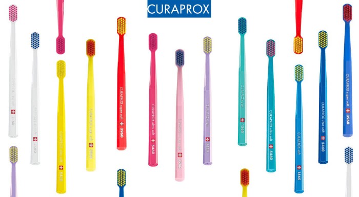 Zubné kefky Curaprox - rôzne farby a tvrdosti