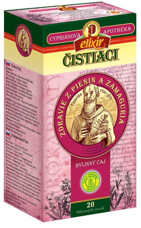 Agrokarpaty Cypriánova apothéka - Čistiaci bylinný čaj (20 vreciek)