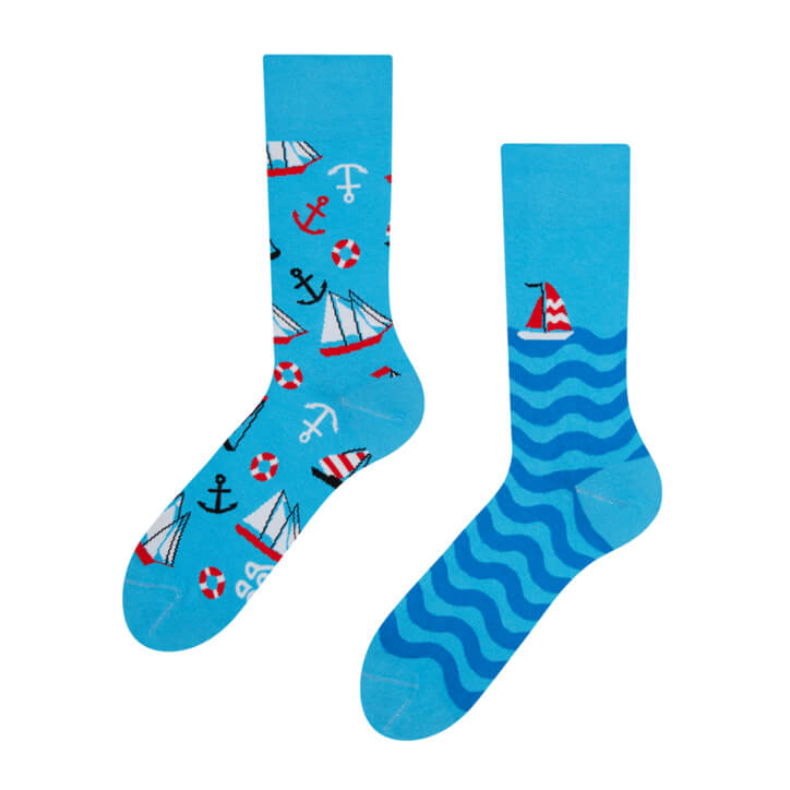 Veselé ponožky Plachtenie - veľkosť 35-38