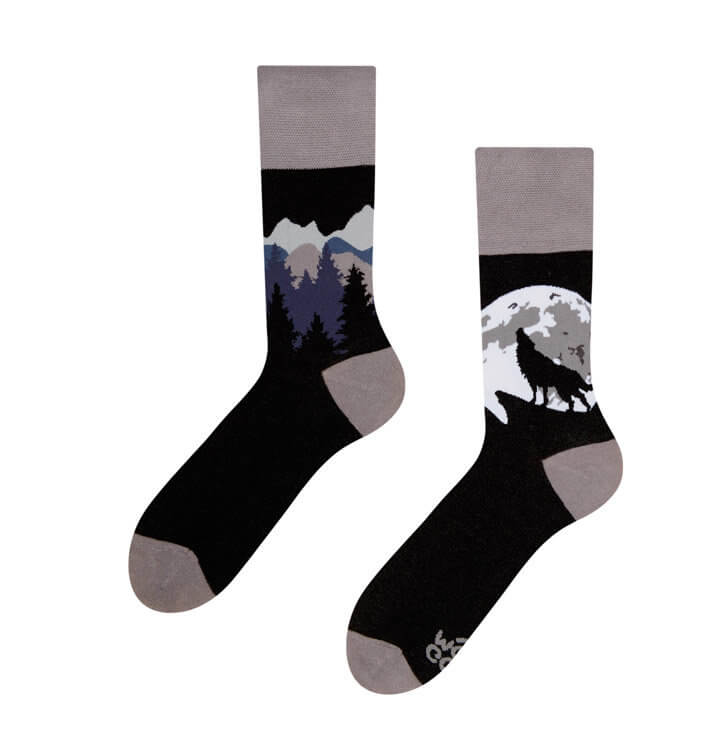 Good Mood ponožky Vlk - veľkosť 35-38