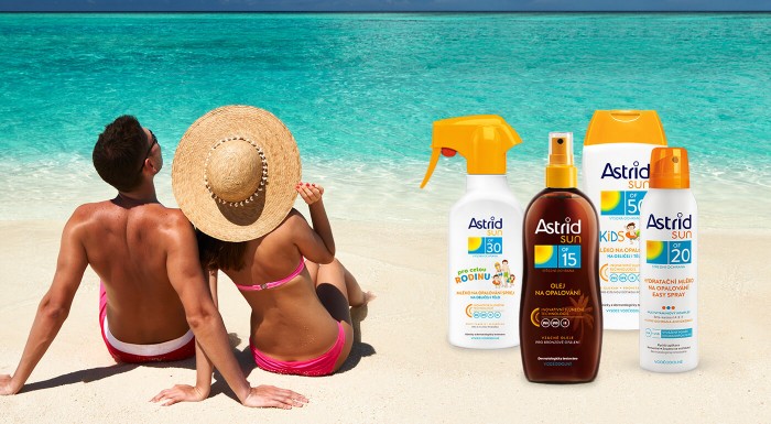 Hurá, leto! S príchodom slnečných dní myslite aj na to, že vaša pokožka potrebuje ochranu. Zvoľte si overenú značku Astrid - opaľovacie mlieka s inovatívnym zložením, ktoré ochránia vašu rodinu.