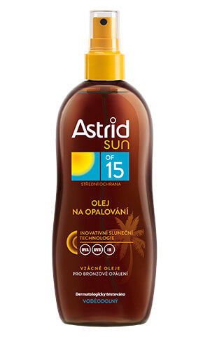 Astrid Sun olej na opaľovanie v spreji SPF15 200 ml